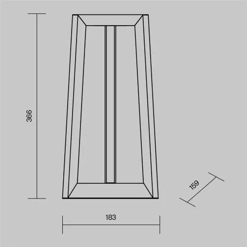 Ландшафтный светильник Luft 3000К 12Вт IP 65 (Черный) - фото 3