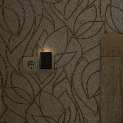 DTL-320 Прямоугольник-Black-Sensor Светильник-ночник, С фотосенсором день-ночь, Черный - фото 4