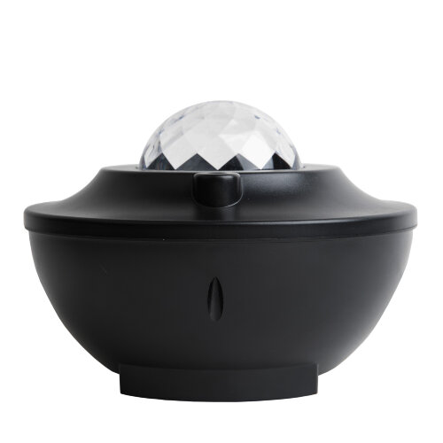 ULI-Q333 6W-RGBW BLACK Светодиодный светильник-проектор с Bluetooth, Проекция Звездное небо, Встроенный MP3 проигрыватель, 2 колонки, USB разъем, Пульт ДУ в-к, Черный - фото 5