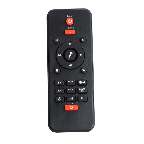 ULI-Q333 6W-RGBW BLACK Светодиодный светильник-проектор с Bluetooth, Проекция Звездное небо, Встроенный MP3 проигрыватель, 2 колонки, USB разъем, Пульт ДУ в-к, Черный - фото 7