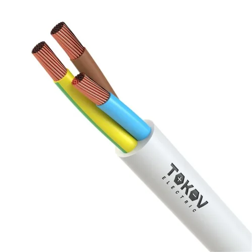 Провод TOKOV ELECTRIC ПВС 3х4(2х4+1х4)380В Б (уп.100м) 1945525 - фото