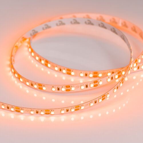 Светодиодная лента RT-A120-8mm 12V Orange (9.6 W/m, IP20, 2835, 5m) (Arlight) - фото 2