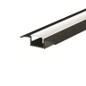 Алюминиевый профиль встраиваемый в пол 37x10 (Черный, 2 м), ALM-3710-S-2M 636023 (Черный) - фото 8