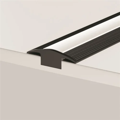 Алюминиевый профиль встраиваемый в пол 37x10 (Черный, 2 м), ALM-3710-S-2M 636023 (Черный) - фото 9