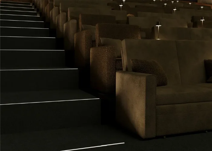 Алюминиевый профиль встраиваемый в пол 37x10 (Черный, 2 м), ALM-3710-S-2M 636023 (Черный) 636023 - фото 3