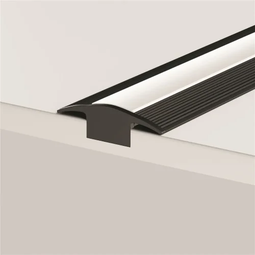 Алюминиевый профиль встраиваемый в пол 37x10 (Черный, 2 м), ALM-3710-S-2M 636023 (Черный) 636023 - фото 9