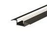 Алюминиевый профиль встраиваемый в пол 37x10 (Черный, 2 м), ALM-3710-S-2M 636023 (Черный) 636023 - фото 8