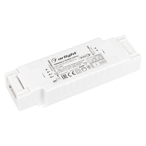 Блок питания ARJ-SP-35-PFC-DALI2-A (35W, 3-40V, 0.7-1.05 A) (Arlight, IP20 Пластик, 5 лет) 033811 - фото