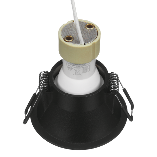 Светильник WOLTA WDL-MR11/03BL-R под лампу MR11 с цоколем GU10 Черный ACENTO - фото 5.