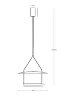 Подвесной светильник Атмосфера / Ambience 3000К 30Вт (Черный) MOD280PL-L30B3K - фото 9