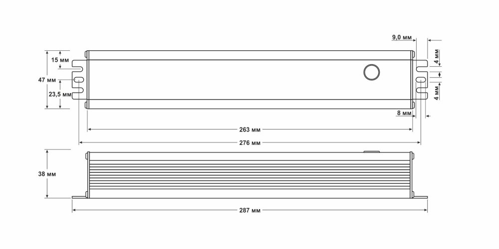Источник питания Fonte:HEP-120H-(1-1,4)-P-E-IP65