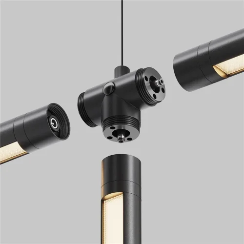 T-образный плоский коннектор для системы Shelf без ввода питания (Черный) - фото 7