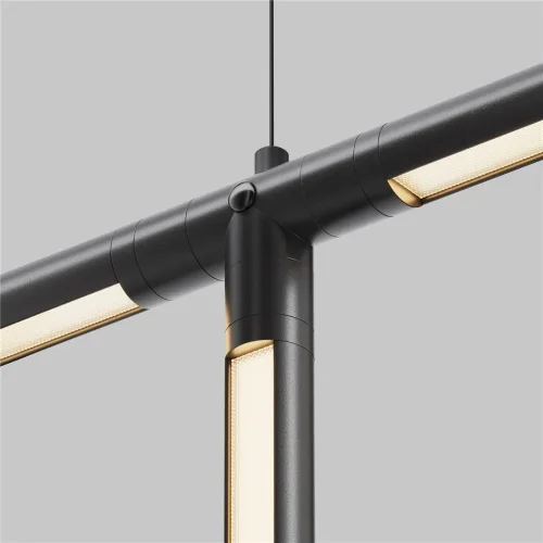 T-образный плоский коннектор для системы Shelf без ввода питания (Черный) - фото 6