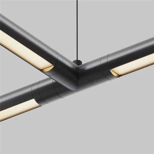 T-образный плоский коннектор для системы Shelf без ввода питания (Черный) - фото 3