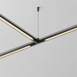 T-образный плоский коннектор для системы Shelf без ввода питания (Черный) CA015TC-B