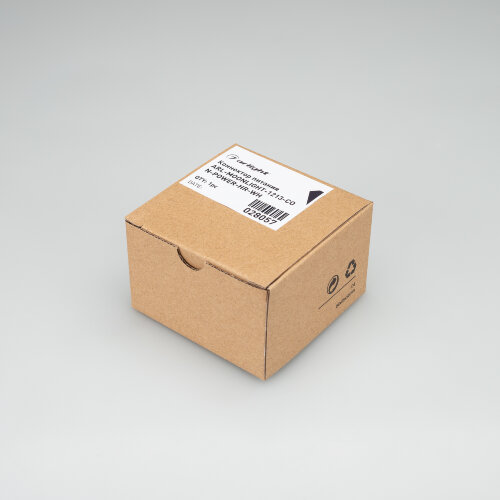 Коннектор питания ARL-MOONLIGHT-1213-CON-POWER-HR-WH (Arlight, Пластик) - фото 2