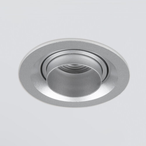 Встраиваемый светодиодный светильник с регулировкой угла освещения Zoom 10W 4200K серебро - Фото 4