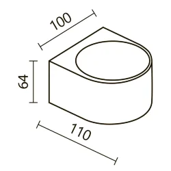 Архитектурная подсветка Blow 3000K 5Вт IP 54 (Графит)
