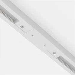 Прямой коннектор питания с вводом питания Unity белый (Белый)