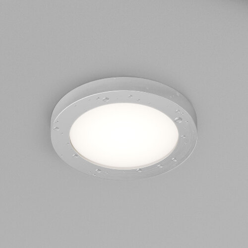 DK3012-AL Встраиваемый светильник влагозащ., IP 44, 50 Вт, GU10, серый, алюминий. Фото 3