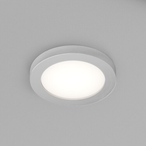 DK3012-AL Встраиваемый светильник влагозащ., IP 44, 50 Вт, GU10, серый, алюминий.