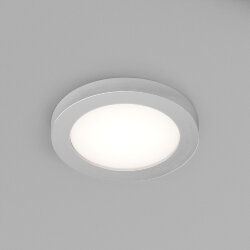 Встраиваемый светильник влагозащ., IP 44, 50 Вт, GU10, серый, алюминий, Denkirs DK3012-AL