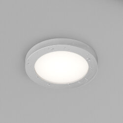 Встраиваемый светильник влагозащ., IP 44, 50 Вт, GU10, серый, алюминий, Denkirs DK3012-AL