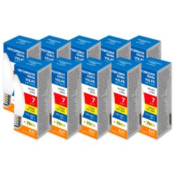 LED-C37-7W-3000K-E27-FR-SLS SET10 Лампа светодиодная, Форма свеча, матовая, Серия Optima, Теплый белый свет 3000K, Упаковка 10 штук