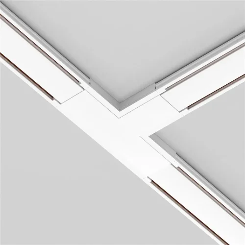 Коннектор питания T-образный Radity белый (Белый) - фото 5