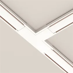 Коннектор питания T-образный Radity белый (Белый)