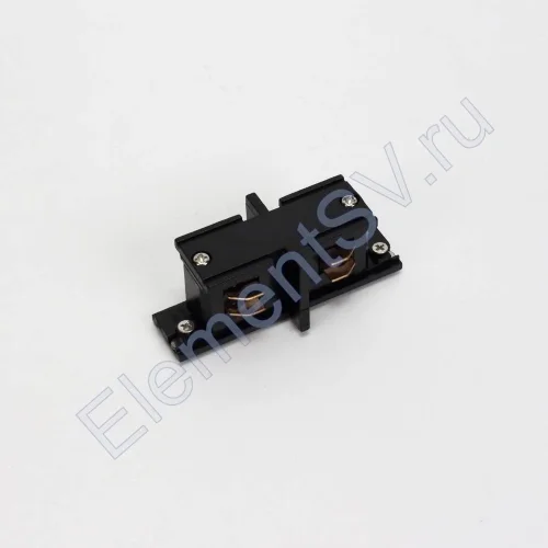 Соединитель для встраиваемого трека 4L 4X18 (черный) - фото.