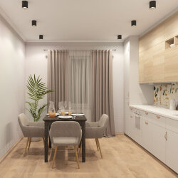 Светильник накладной IP 20, 10 Вт, GU5.3, LED, черный, пластик, Denkirs DK3040-BK