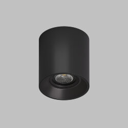 Светильник накладной IP 20, 10 Вт, GU5.3, LED, черный, пластик, Denkirs DK3040-BK