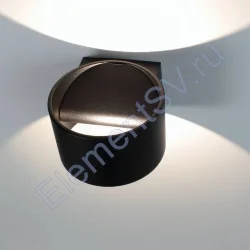 Светильник настенный светодиодный JH-BD-B04 DHL27 (220V, 7W, черный корпус, warm white)