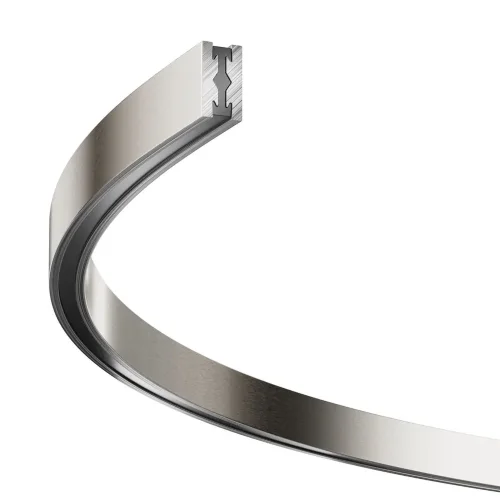 Шинопровод полукруг 800 мм Flarity платина (Платина) - фото