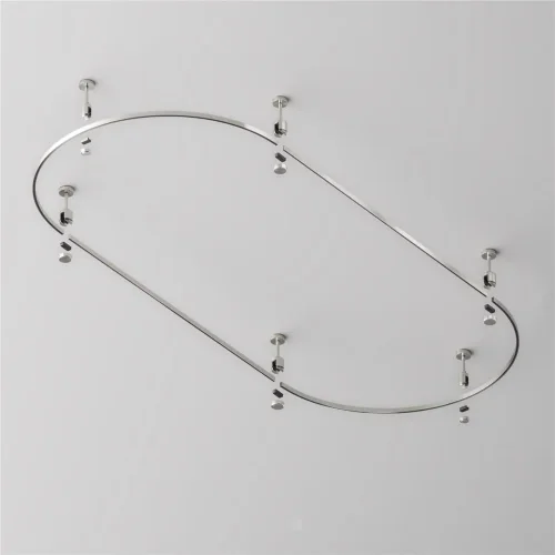 Шинопровод полукруг 800 мм Flarity платина (Платина) - фото 4