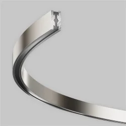 Шинопровод полукруг 800 мм Flarity платина (Платина)