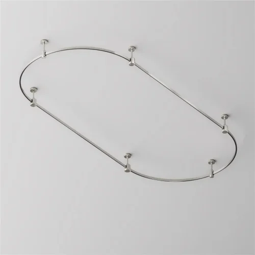 Шинопровод полукруг 800 мм Flarity платина (Платина) - фото 6