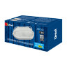 UWL-O02 100W-E27 IP54 WHITE Овал-Решетка Светильник влагозащищенный под лампу Е27. - фото 2