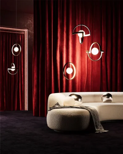 Подвесной светильник Paparazzi 3000K 12Вт (Черный) - фото 8