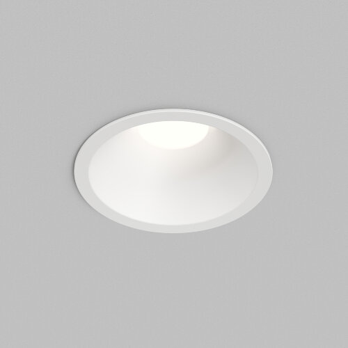 DK2431-WH Встраиваемый светильник SHINE GLOW 15Вт, 3000-4000К, IP20, белый матовый, алюминий.