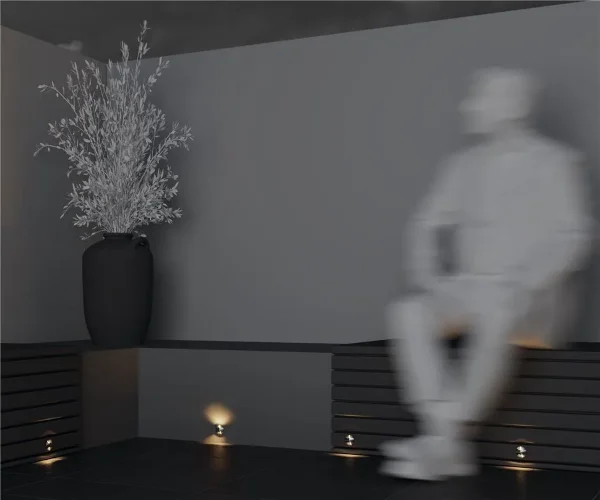 Встраиваемый светильник Flash 3000K 1Вт IP 67 (Серебро) - фото 9