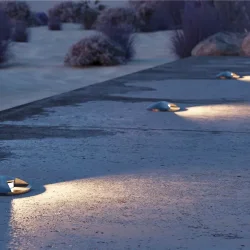 Встраиваемый светильник Flash 3000K 1Вт IP 67 (Серебро)