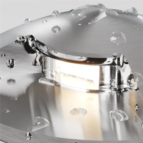 Встраиваемый светильник Flash 3000K 1Вт IP 67 (Серебро) - фото 7