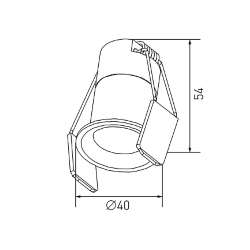 'Светильник светодиодный потолочный встраиваемый, серия HIDDEN, Белый, 3Вт, IP20, Нейтральный белый (4000К) , DL-A004-3-WH-NW 023065