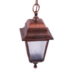UUL-A01H 60W-E27 IP44 COPPER Светильник уличный, под лампу Е27, Архитектурный подвесной, Цвет корпуса медный, TM Uniel