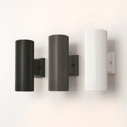 Настенный светильник (бра) Rando E27х2 60Вт IP 54 (Черный) - фото 5