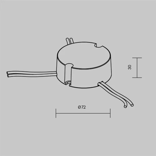 Источник тока DALI NFC DT6 36Вт 600-1200А (Белый) 721032 - фото 3