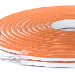 NeonLine ELF PVC интерьерный, боковой изгиб, 12В, IP53, 6мм, 1м, кратность реза 1см, оранжевый