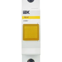 Лампа сигнальная ЛС-47 желт. KARAT IEK MLS10-230-K05